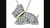 15 Ct Diamond Scottie Pendant Necklacein 14k Gold And Sterling Silver From Jewelry.com Review