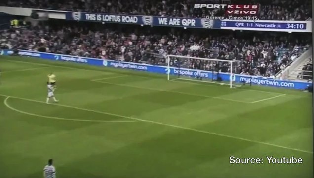 Yoan Gouffran marque le but du maintien de Newcastle face à QPR