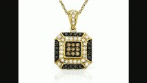12 Ct Champagne, Black And White Diamond Pendant Necklacein 10k Gold From Jewelry.com Review