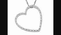 Diamond Heart Pendant Necklacein 14k White Gold From Jewelry.com Review