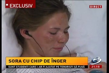 Melana, eroina de 18 ani din Timis care si-a salvat din foc surorile gemene