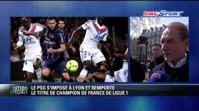PSG / Paris champion, la réaction de Bertrand Delanoe - 12/05