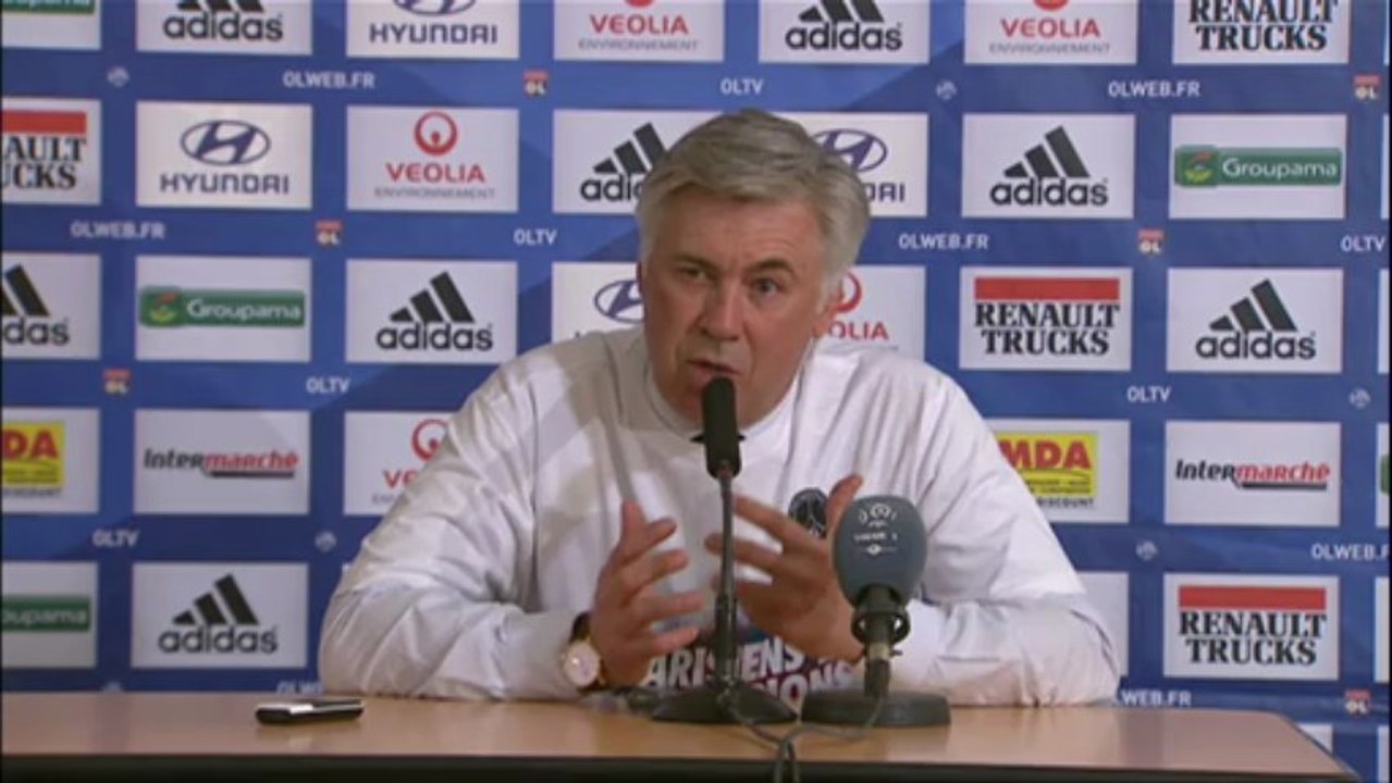 Conférence de presse Olympique Lyonnais - Paris Saint-Germain : Rémi GARDE (OL) - Carlo ANCELOTTI (PSG) - saison 2012/2013