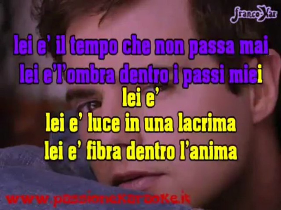 PAOLO MENEGUZZI - Lei è - Karaoke
