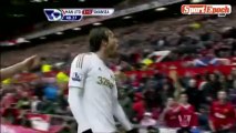 [www.sportepoch.com]49 ' Goal - Mi Qiu outside the instep Dianshe the nets Swansea equalizer