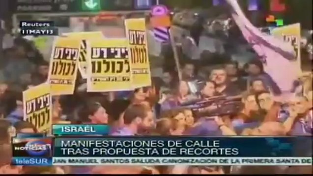 Manifestaciones en Israel tras propuesta de recortes