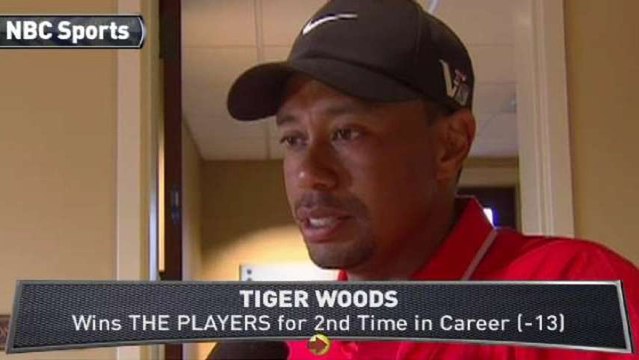 Tiger Woods Wins as Sergio Falters Late