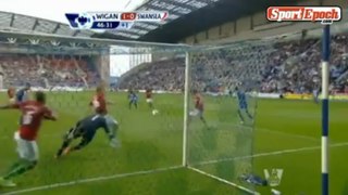 [www.sportepoch.com]Game highlights - Tiendalli lore Swansea 3-2 Wigan