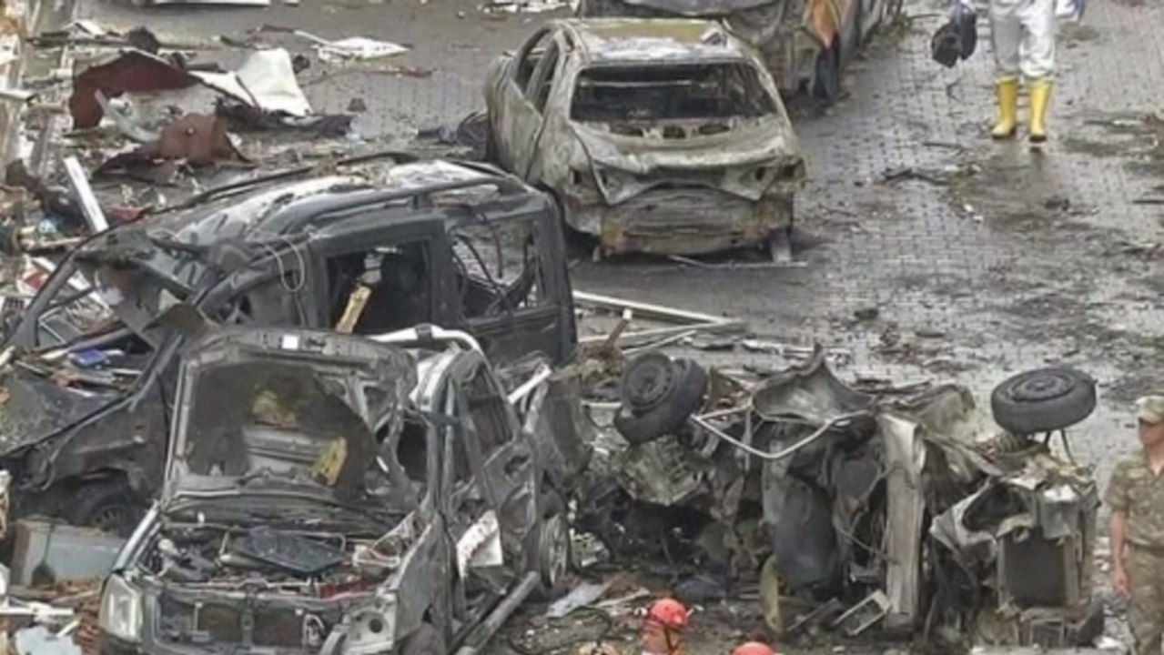 Turkey says bombs brought from Syria