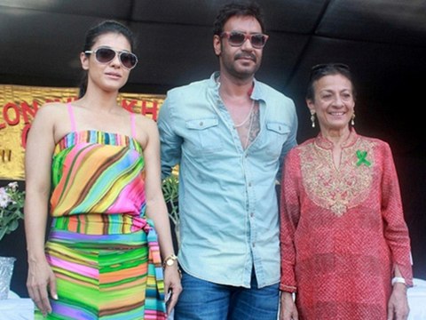 Kajol And Ajay Devgan Supports Tanujas Cause