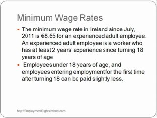 Payment of Wages and Irish Employment Law