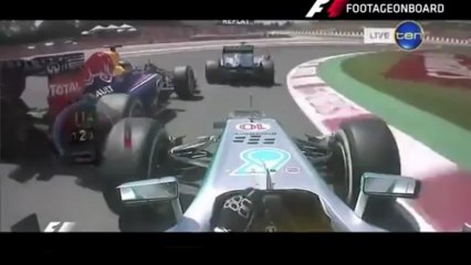 F1 2013  Catalunya Race  Lewis Hamilton OnBoard Start