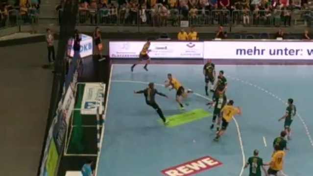 Roucoulette Alexander Petersson / Rhein Neckar Löwen - Minden / Bundesliga 30ème journée