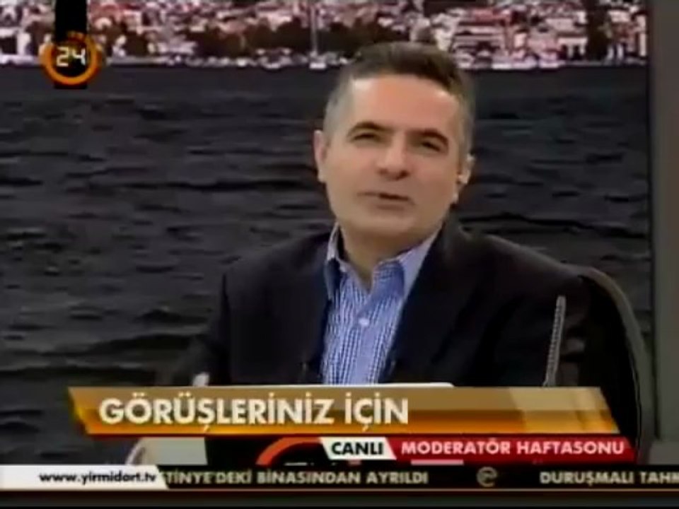 Tahsin Yılmaz - Kanal 24 - "Hafta Sonu Moderatörü" Programı