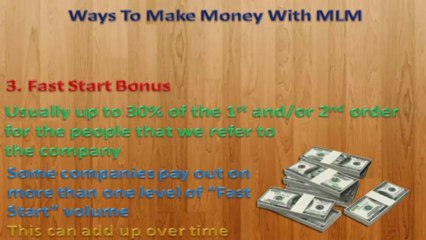 Ways To Make Money With MLM Video