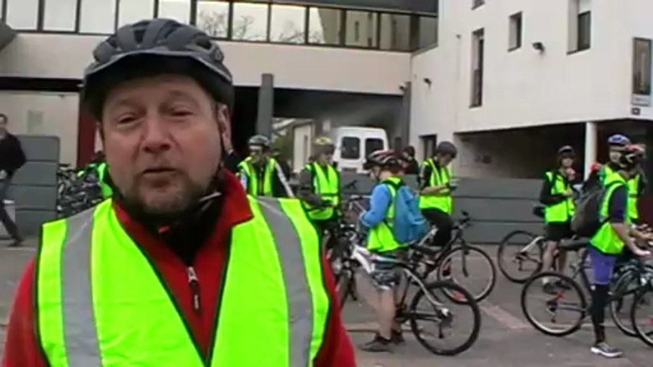 VESOUL  : EN VELO DU LYCEE LUXEMBOURG AU RHIN