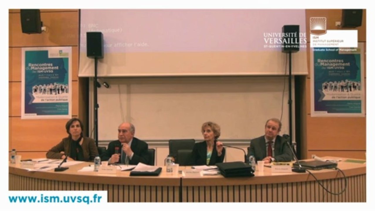 Rencontres - Modernisation et qualité de l'action publique 5/6 - Thème 4