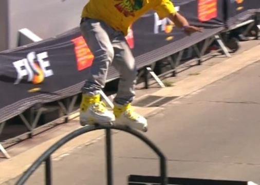 Alfano Stephane - 1st place Qualif Roller Splopestyle Pro - FISE World Montpellier - 2013