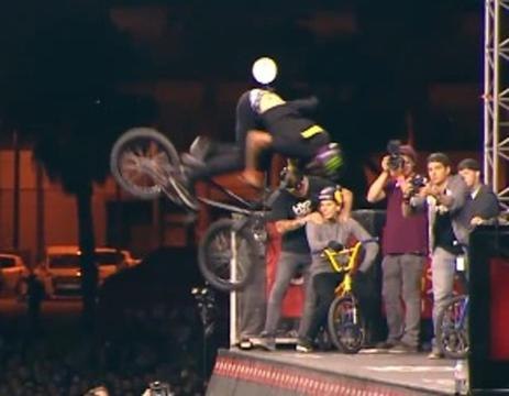 Kevin Peraza - 3rd Final BMX Spine - FISE World Montpellier - 2013