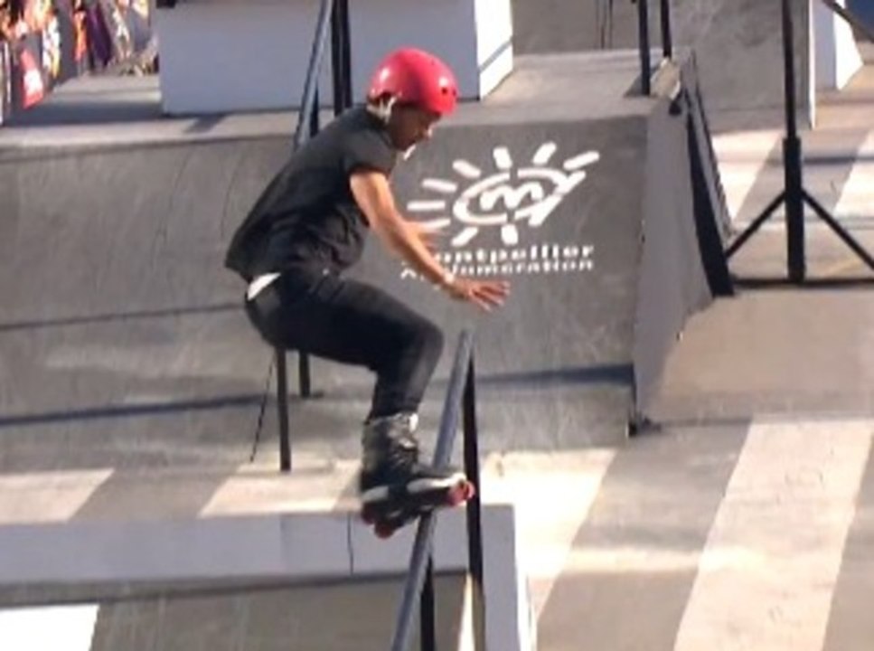 Roman Abrate - 1st Final Roller Slopestyle - FISE World Montpellier - 2013