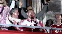 Ribery scatenato alla festa 'scudetto' del Bayern