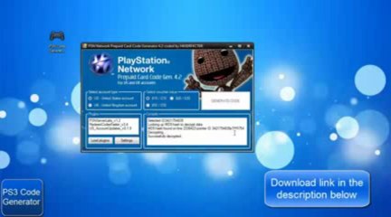 PSN Code Generator / Générateur / FREE Download May - June 2013 Update