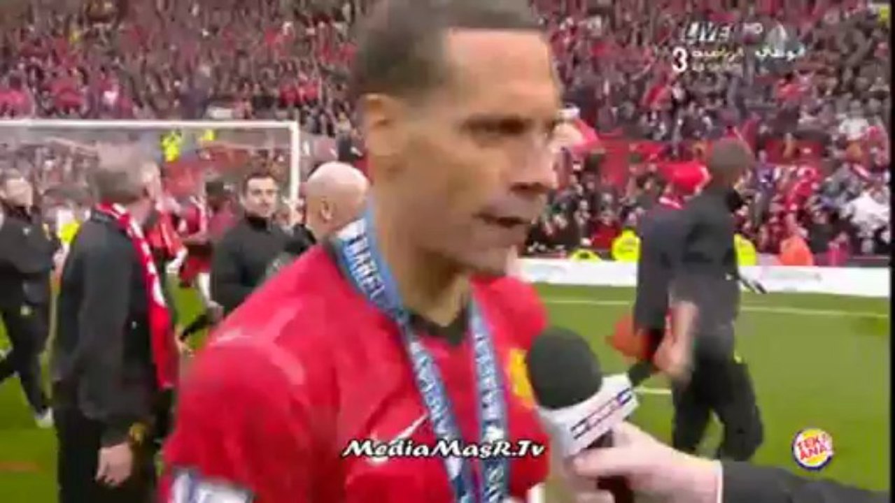 كلمة وداع السير اليكس في الاولد ترافورد و احتفالية التتويج بالدرع - كاملة