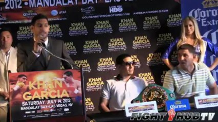Amir Khan Danny Garcia press conference