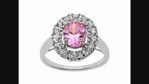 Pink Cz And White Sapphire Ring In Sterling Silver From Jewelry.com Review