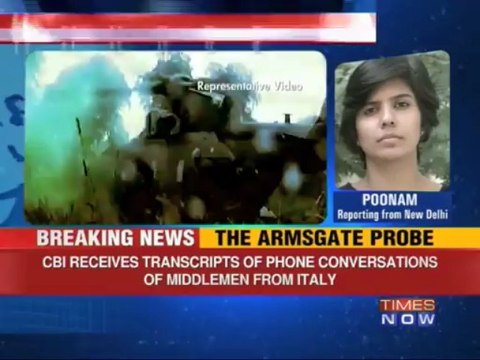 Armsgate: CBI gets phone transcripts from Italy