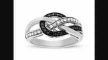 14 Ct Black And White Diamond Ring In Sterling Silver From Jewelry.com Review