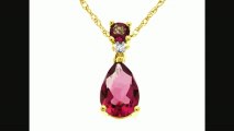 1 12 Ct Rose Mystic Topaz Pendant Necklacewith Diamonds In 14k Gold From Jewelry.com Review