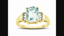 Aquamarine Ring With Diamonds In 14k Gold From Jewelry.com Review