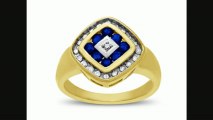 Sapphire And 18 Ct Diamond Ring In 10k Gold From Jewelry.com Review