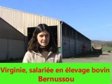 Virginie, salariée agricole en élevage bovin