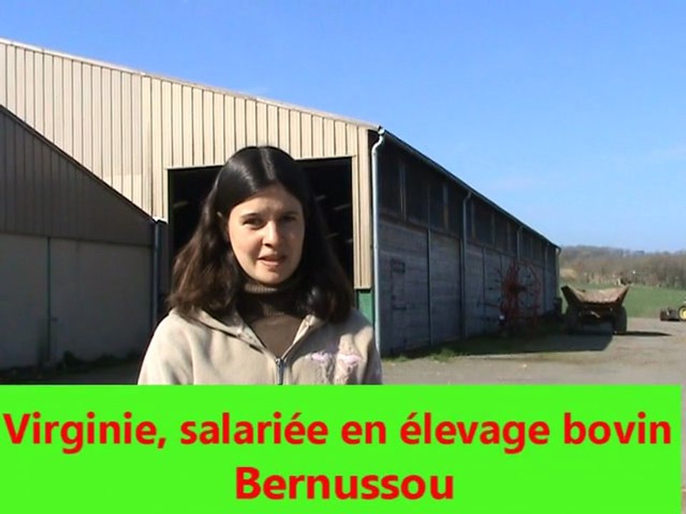 Virginie, salariée agricole en élevage bovin