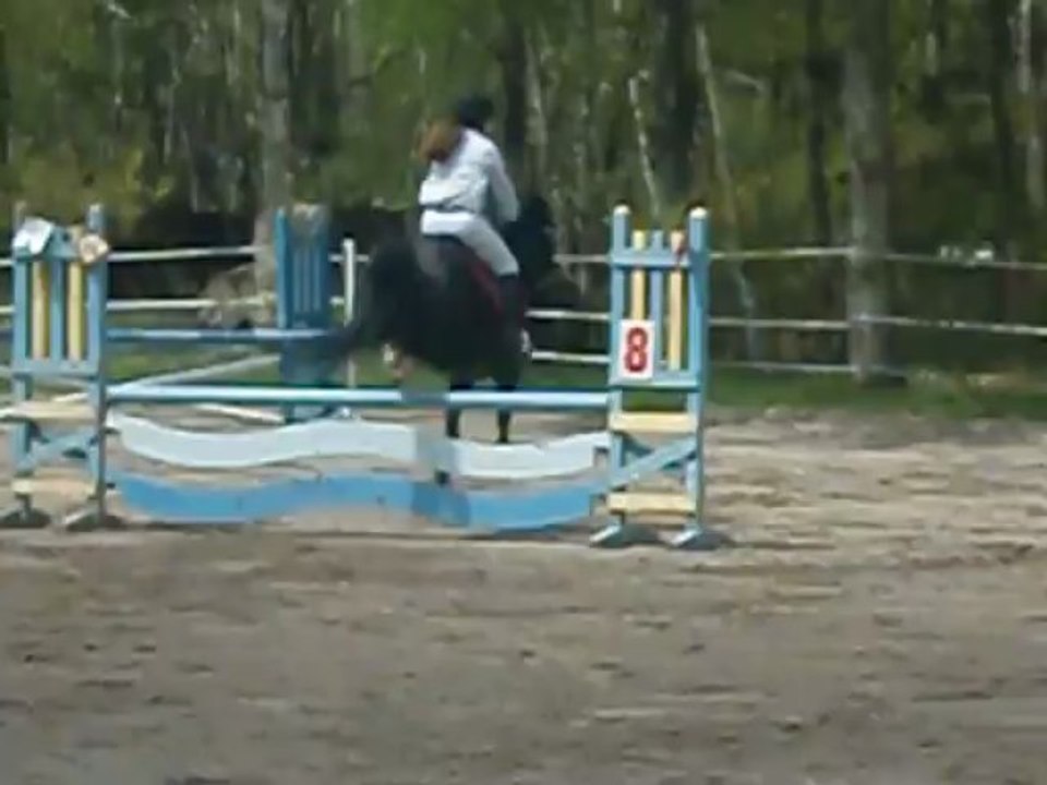 Elise et Macbeth, poney 2 C, championnat régional Ligny le Ribault