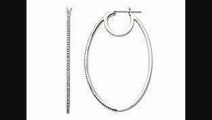 13 Ct Diamond Hoop Earrings In 10k White Gold From Jewelry.com Review