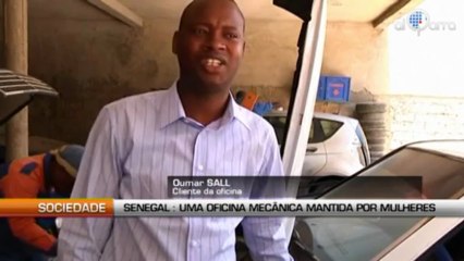 Senegal: uma oficina mecânica mantida por mulheres.