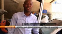Senegal: uma oficina mecânica mantida por mulheres.
