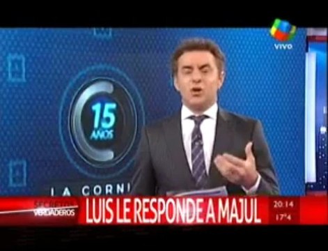 Pronto.com.ar Ventura, enojado, le responde a Majul