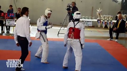 Taekwondo Kick | Referee Gets Nailed