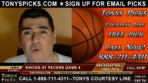 NBA Playoff Pick Game 4 Indiana Pacers versus New York Knicks Odds Prediction Preview 5-14-2013