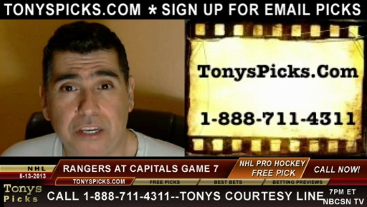 NHL Playoff Odds Game 7 Washington Capitals versus New York Rangers Pick Prediction Preview 5-13-2013