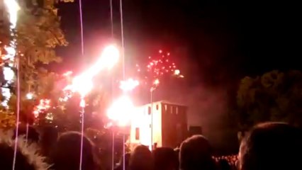 Spettacolo pirotecnico castello di Legnano 2013