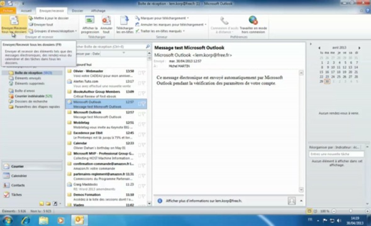Outlook | utiliser plusieurs comptes-e-mail