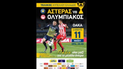 ASTERAS OLYMPIAKOS 1-3 GREEK CUP FINAL 2013