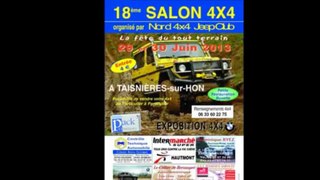 18 éme salon du 4x4 Taisnières sur Hon 2013