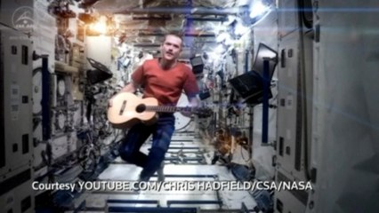 Canadian astronaut covers Bowie's 'Space Oddity'