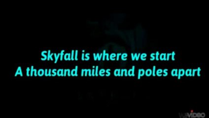 Adele - Skyfall (Lyrics)
